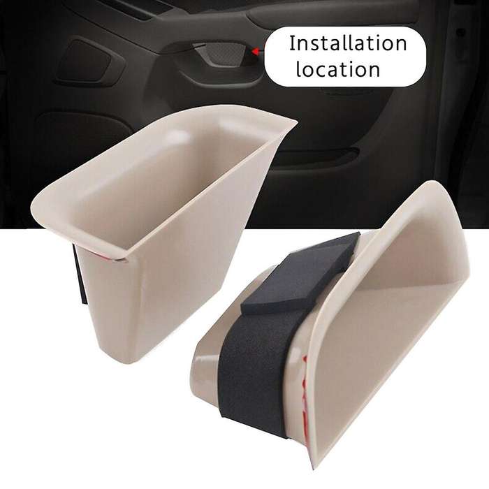 Car Door Armrest Box Accessories for GX 470 GX470 2004 2005 2006 2007 2008 2009 Black