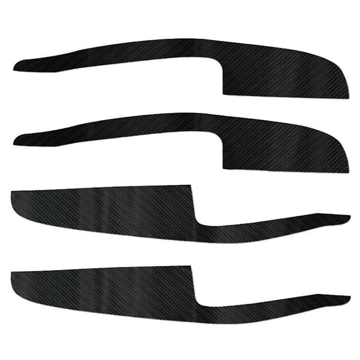 Car Door Armrest Leather Stickers Interior Decoration Modification Accessories for Model3 19-21 -A