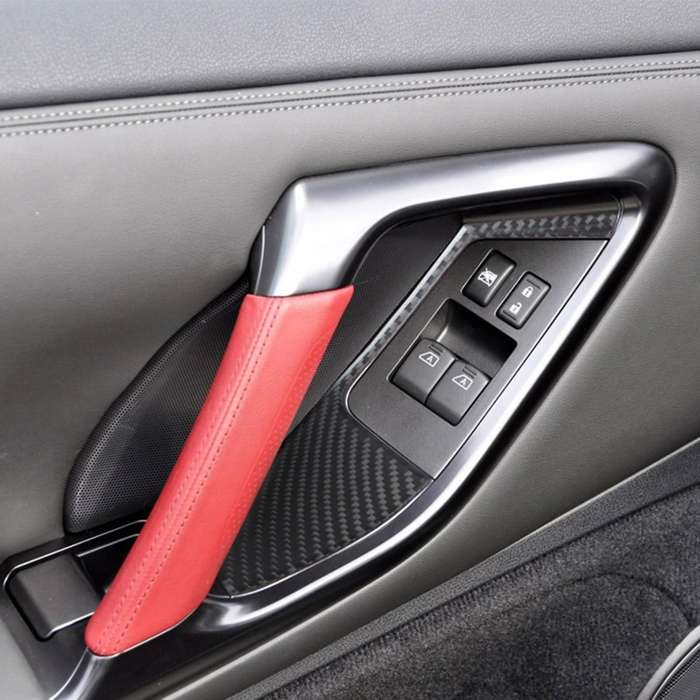Car Door Armrest Panel Sticker Window Control Console Frame Cover Trim for R35 2009-2015
