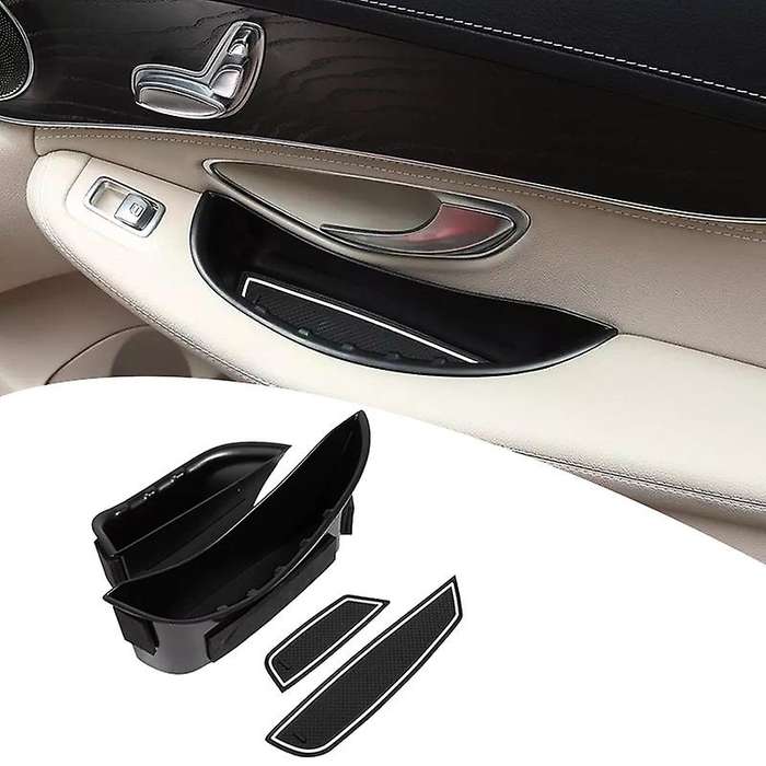 Car Door Handle Storage Box Tray for - W205 GLC-Class X253 2015-2019 LHD