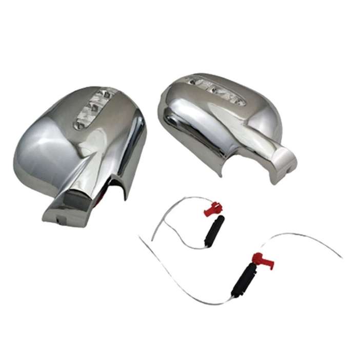 Car Door Rearview Door Mirror Covers with Led for M-class W163 Ml Class 1997-2005