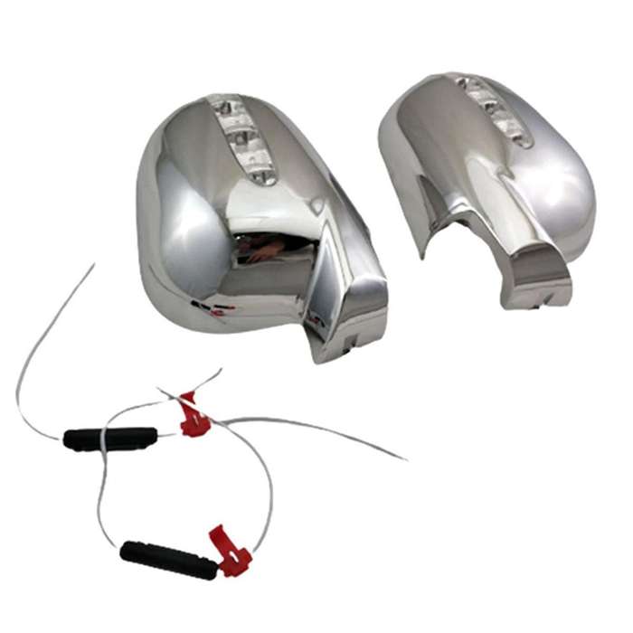 Car Door Rearview Door Mirror Covers with Led for M-class W163 Ml Class 1997-2005