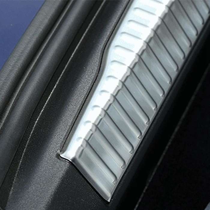 Car Door Protector 2Pcs Inner Rear Bumper Guard Trunk Edge Cover Trim Fit for 2017