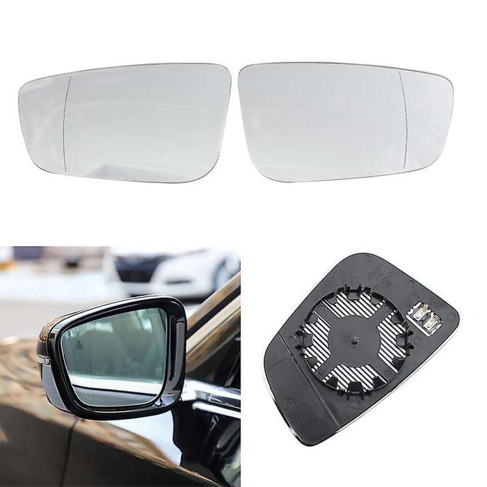 Car Door Side Heated Wing Antifog Heated Rearview Mirror Glass for - 5 Series 2018-2020 G30 F90 M5 G