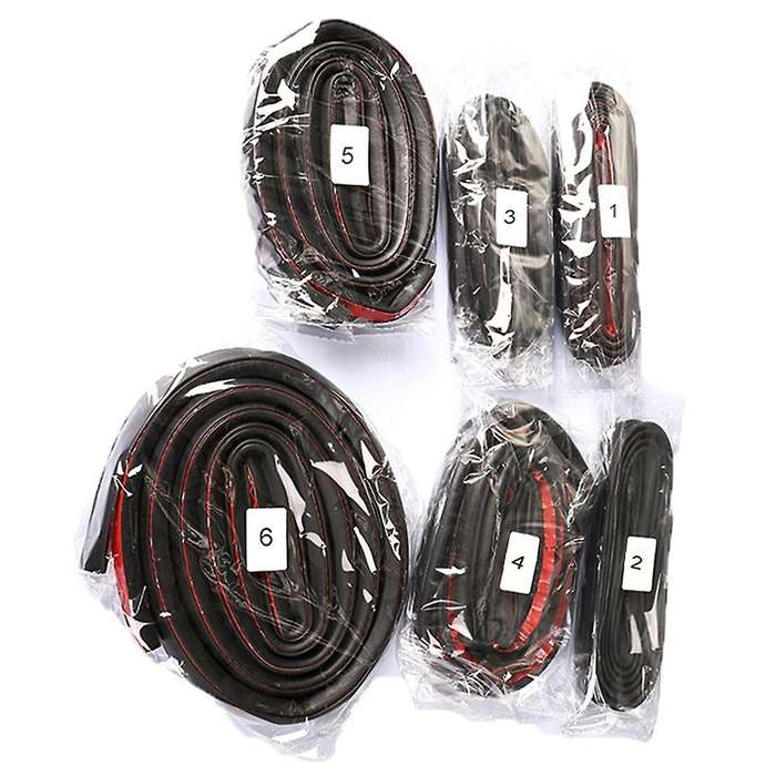 Car Door Seal Strip Kit Soundproof Strip Noise Insulation Weather Strip Sealing for Model S