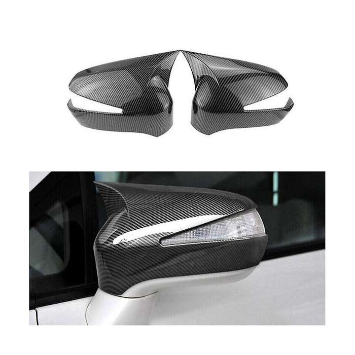 Car Door Side Rearview Mirror Cover Trim Cap Fit for 8th 2005-2012 (carbon)