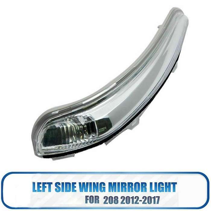 Car Door Side Wing RearView Rear View Mirror Turn Signal Light Lamp for 208 2012-2017
