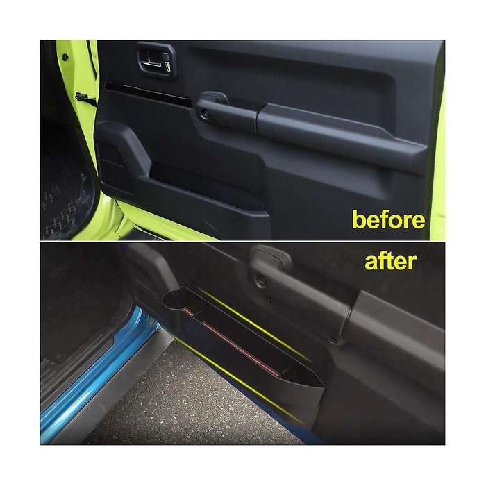 Car Door Water Cup Holder Storage Box Inner Tray Holder for Jimny Jb64 Jb74 2019-2022 Accessories
