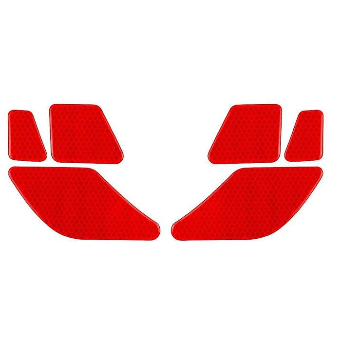 Car Door Warning Reflective Sticker Safety Car Door Opening Warning Reflector Tape for VOXY 90Series