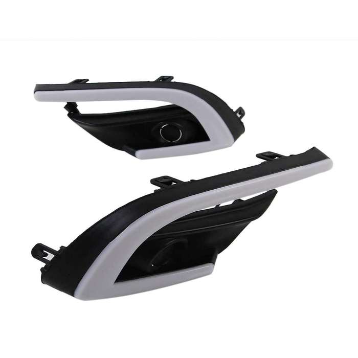 Car DRL Fog Lamp Fluorescent LED Daytime Running Light for 3 Axela 2017-2018
