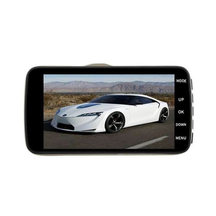 Car Dvr 4inch Dual Lens Car Camera Dvr Camcorder Full Hd 1080p Night Vision Dash Cam Parking Record
