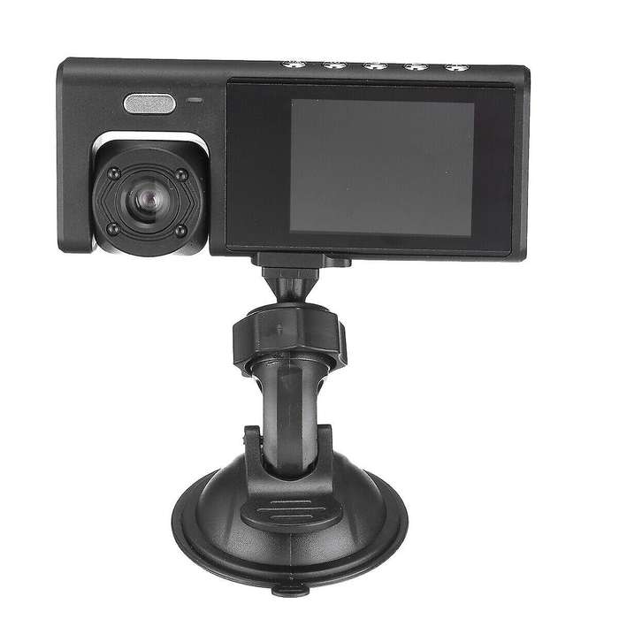Car Dvr Hd 1080p 3-lens Inside Vehicle Dash Camthree Way Camera Dvrs Recorder Video Registrator Dash