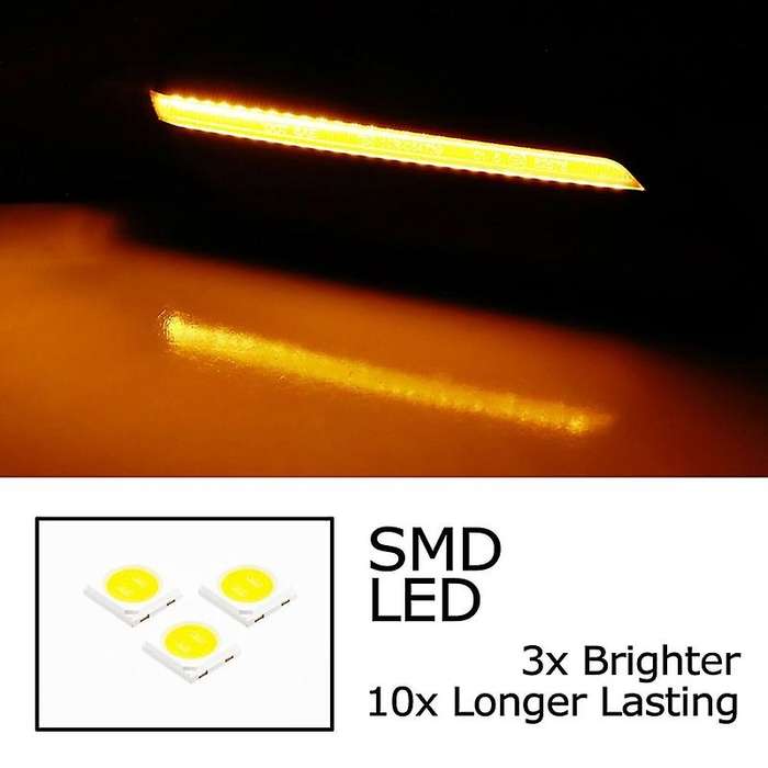 Car Dynamic Clear Lens Led Side Marker Light for Mini F55 F56 F57 2014- Turn Signal Lamp 63137298347