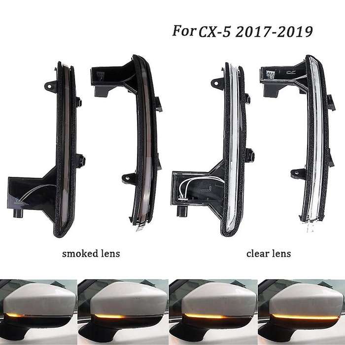 Car Dynamic LED Turn Signal Light Rearview Mirror Light Indicator Blinker for -5 CX5 KF 2017 2018 -8