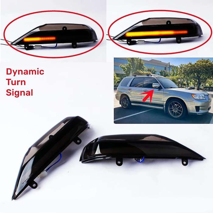 Car Dynamic Turn Signal Light Led Side Mirror Indicator Blinker Lamp for Forester Legacy Outback 200