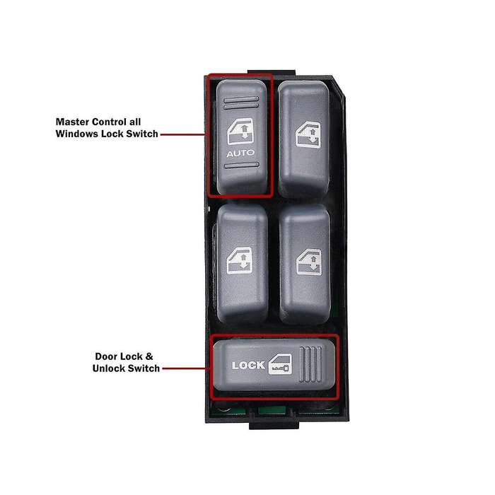Car Electric Window Switch 15151360 19244658 for K1500 1995-2005