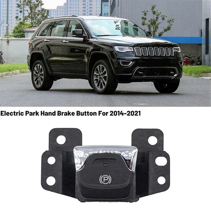 Car Electronic Handbrake Switch P Gear Parking Handbrake Push Button for 2014-2021 68141759AA 681417