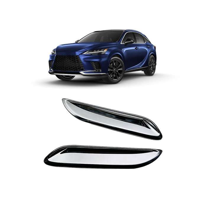 Car Electroplating Decorative Frame Rear Bumper Vent Cover Accessories for Rx 350 350h 500h 2022 20