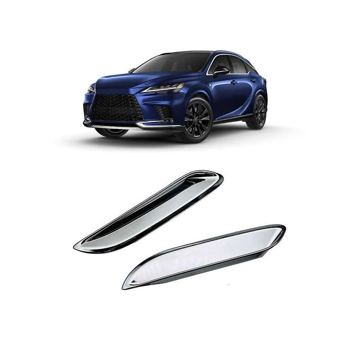 Car Electroplating Decorative Frame Rear Bumper Vent Cover Accessories for Rx 350 350h 500h 2022 20