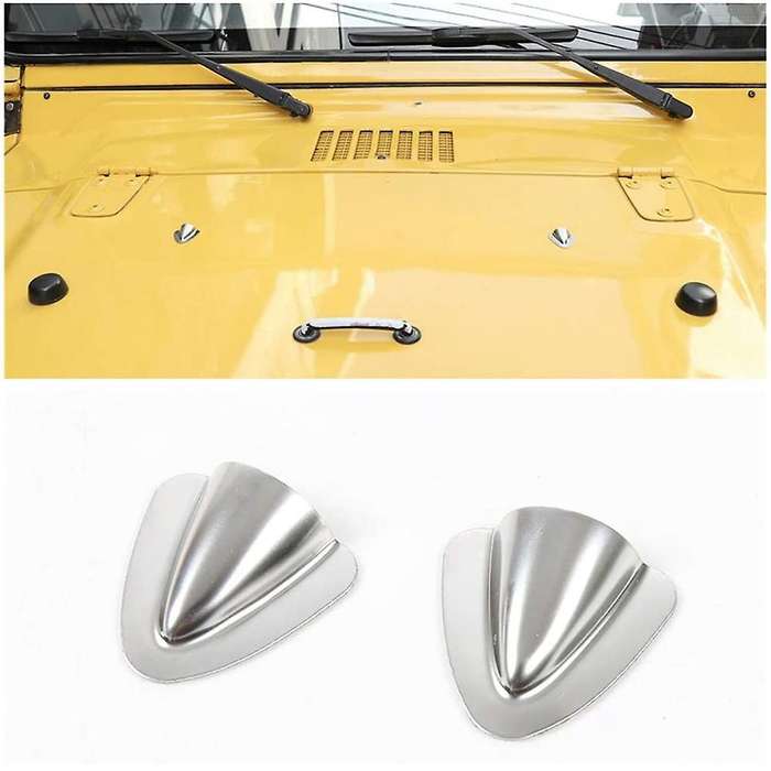 Car Engine Cover Spray Nozzle Cover Hinge Cover Windshield Washer Wipers for Wrangler TJ 1997-2006