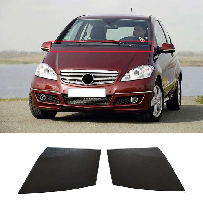 Car Engine Hood Hinge Cover Right Windshield Water Drain Hood Corner Guard for A Class W169 1698300
