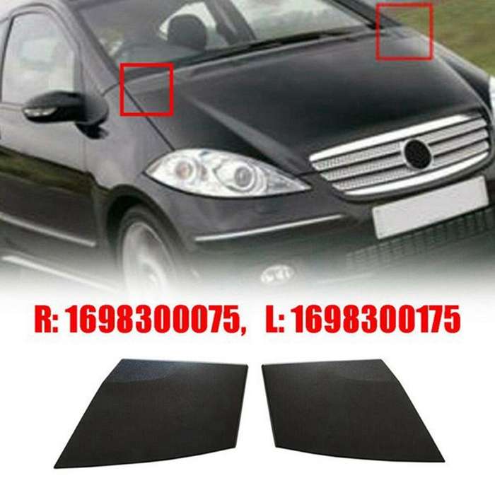 Car Engine Hood Hinge Cover Right Windshield Water Drain Hood Corner Guard for A Class W169 1698300