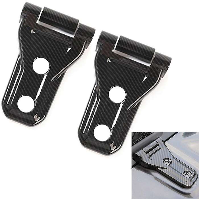 Car Engine Hood Hinge Protector Trim Cover Accessories for JL JT 2018-2021 Car Sticker A
