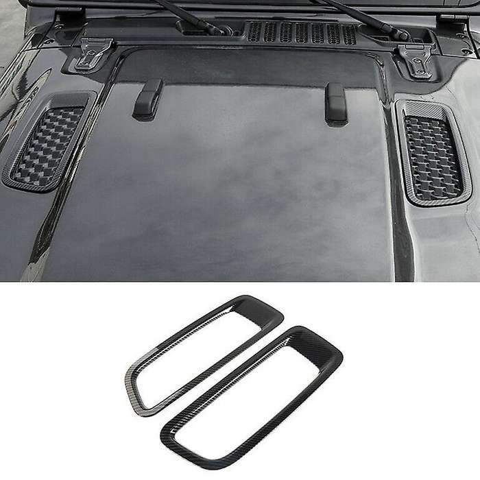 Car Engine Hood Air Outlet Vent Decoration Cover Sticker Accessories for Wrangler JL 2018+
