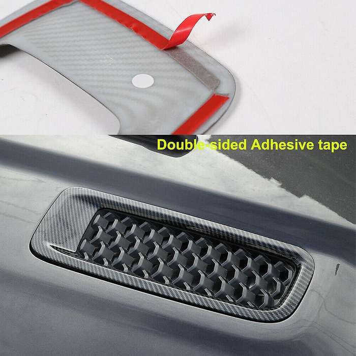 Car Engine Hood Air Outlet Vent Decoration Cover Sticker Accessories for Wrangler JL 2018+