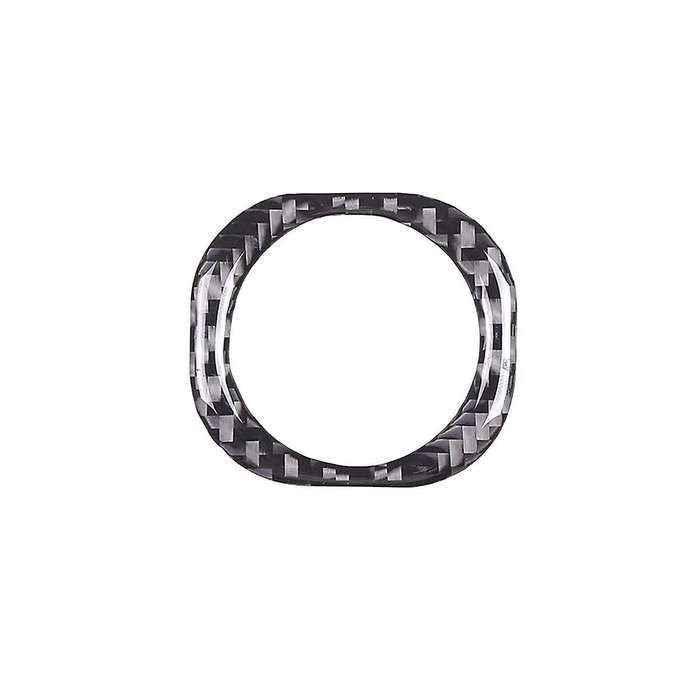 Car Engine Start Stop Decoration Ring Trim Sticker for 2022 2023 Accessories - Soft Carbon Fiber