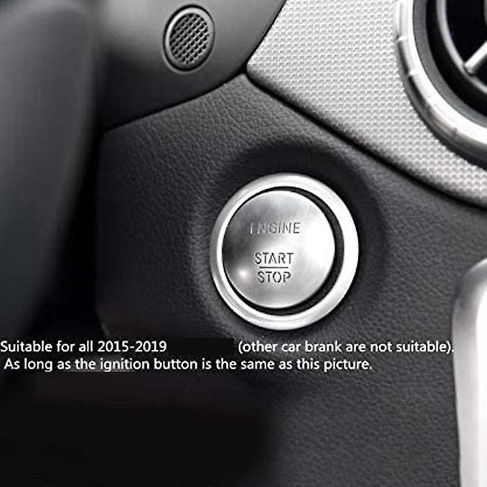 Car Engine Start Stop Ignition One-Button Cover Trim for A200 B200 C300 E300 CLS300 GLA CLA GLC