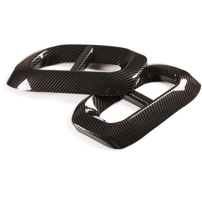 Car Exhaust Pipe Tail Cover Trim Rear Exhaust Muffler Panel Carbon Fiber Tail Throat Frame for GLC G