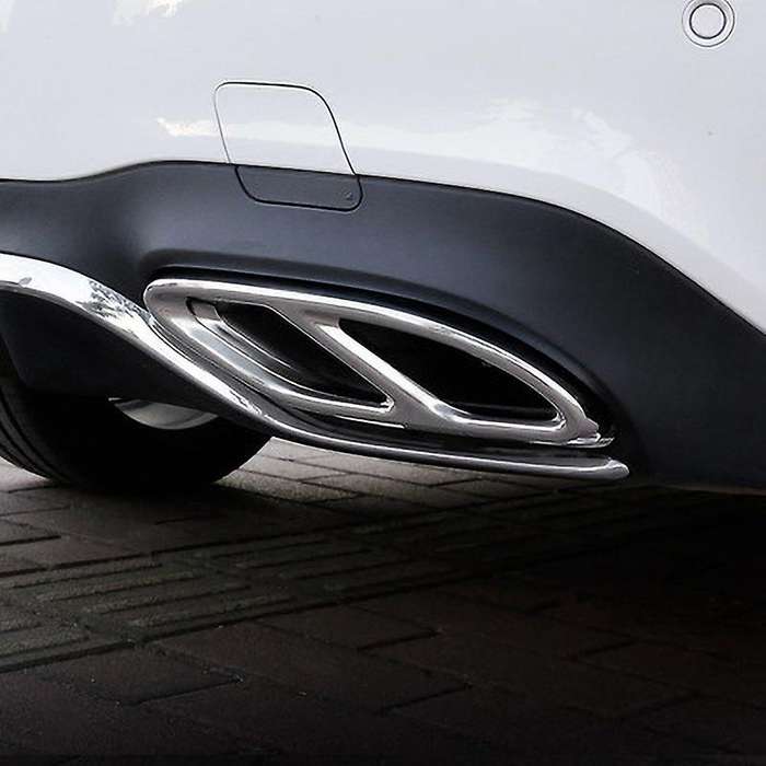 Car Exhaust Pipe Muffler Tail Cover Trim for B Series E Series New E-Class New C-Class GLC GLS