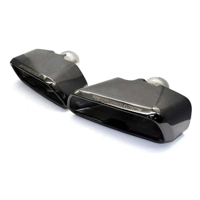 Car Exhaust System Muffler MP Style Square Port Exhaust Tailpipe Automobile for 5 Series G30 G38 540