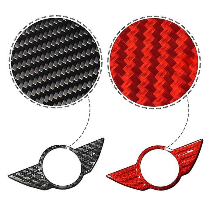 Car Exterior Front Rear Trunk Logo Badge Moulding Sticker for JCW S R55 R56 R57 R60 F54 F56 F60 Red