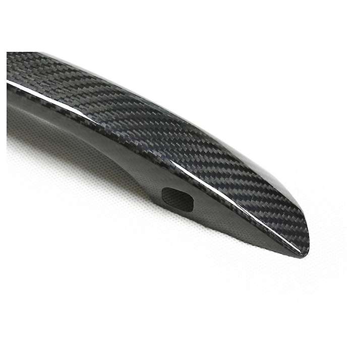 Car Exterior Doors Handle Cover Trim for A6 C8 S6 Rs6 Q6 E- Carbon Fiber with Auxiliary Hole Door H