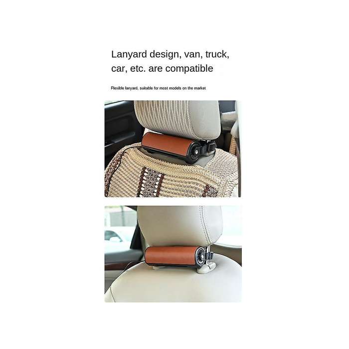Car Fan Fan Back Pillow Fan Headrest Fan Car Supplies Red