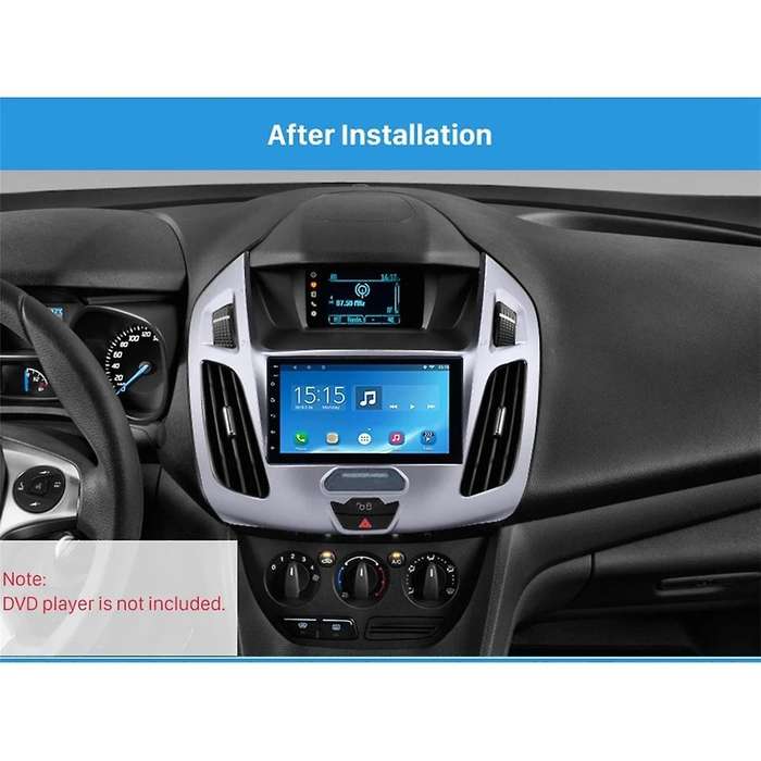 Car Fascia Radio Panel for Transit Tourneo Connect 2014-2017 Dash Kit Install Facia Console Bezel