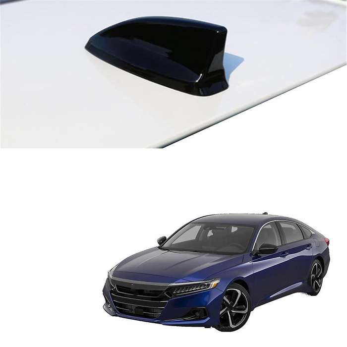 Car Fin Antenna Cover Trim for Accord 2018-2022 Accessories, Exterior Car Fin Aerial Cover Black