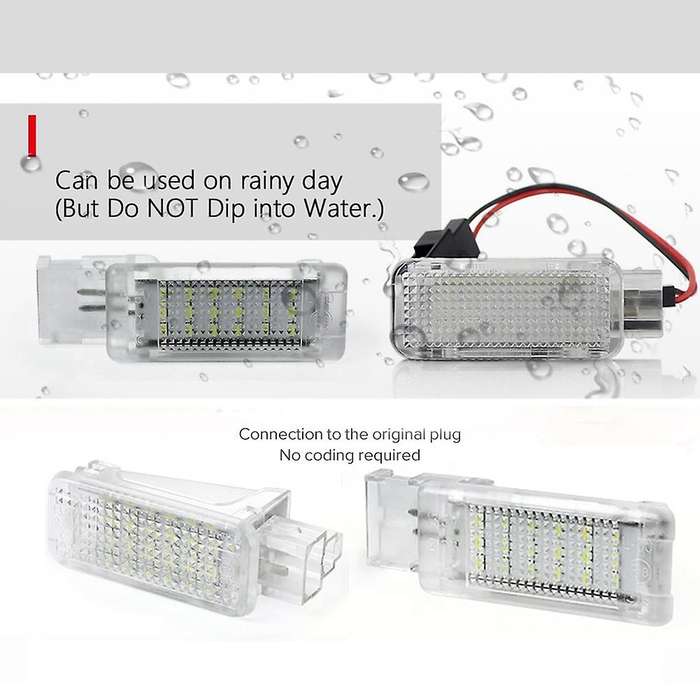Car Footwell Light Trunk Light for - A4 A6 C6 C7 R8 Q5 Q3 Q7 A8 S3 RS6 4B0947415 4B0947415A 4E09474
