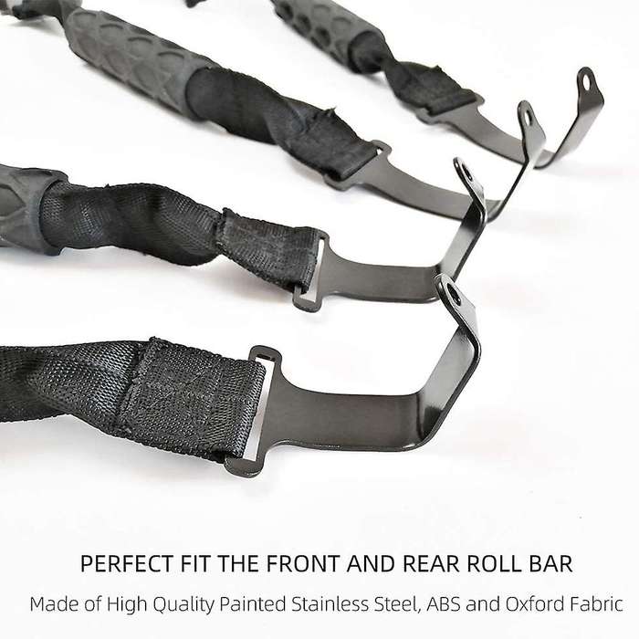 Car Front and Rear Steel Grab Handles for JL 2018-2021