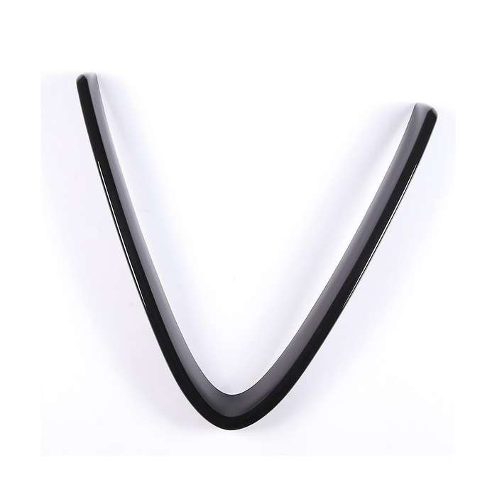 Car Front Bumper Air Grilles V Frame Decoration Trim Sticker Logo Cover Accessories for 17-20