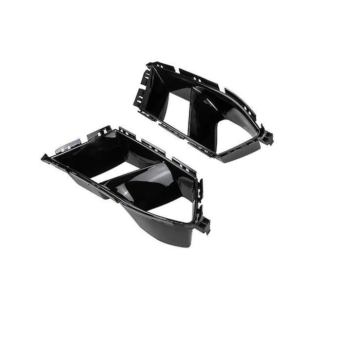 Car Front Bumper Air Inlet Grille for M3 G80 G82 G83 Side Vents Decorative Spoiler(Carbon)