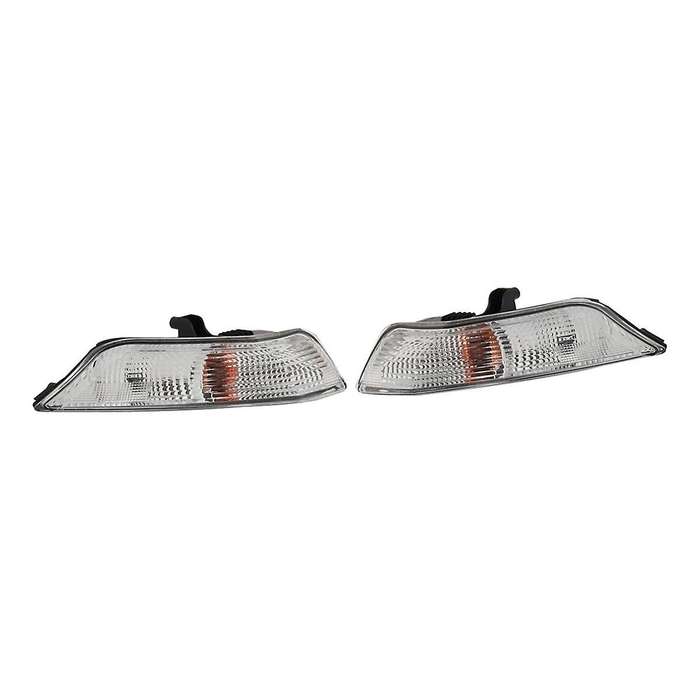 Car Front Bumper Corner Turn Signal Lights for 2015-2017 Headlights Indicator Lamp with Bulbs