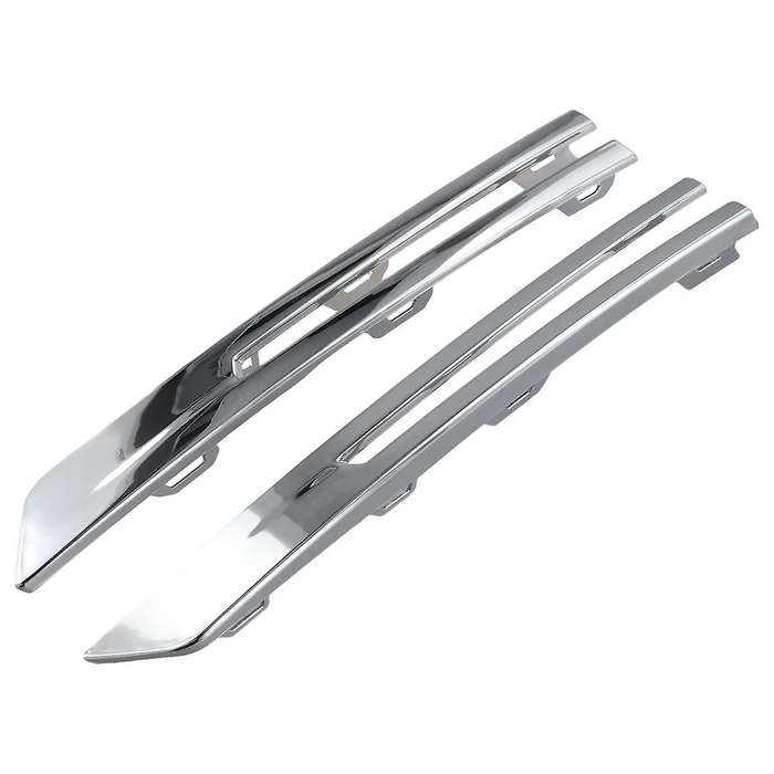 Car Front Bumper Fog Lamp Grille Bright Strip Chrome Plated 32234952 32234953 for XC60 2022