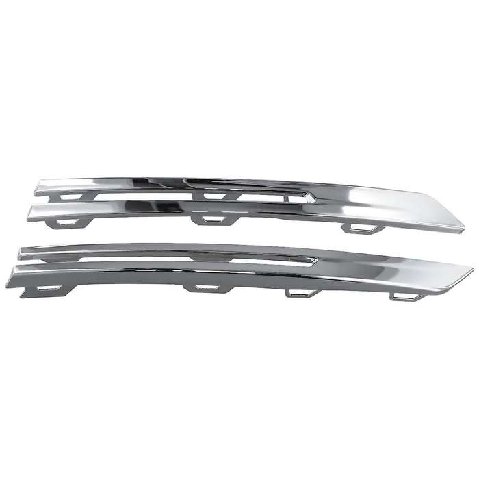 Car Front Bumper Fog Lamp Grille Bright Strip Chrome Plated 32234952 32234953 for XC60 2022