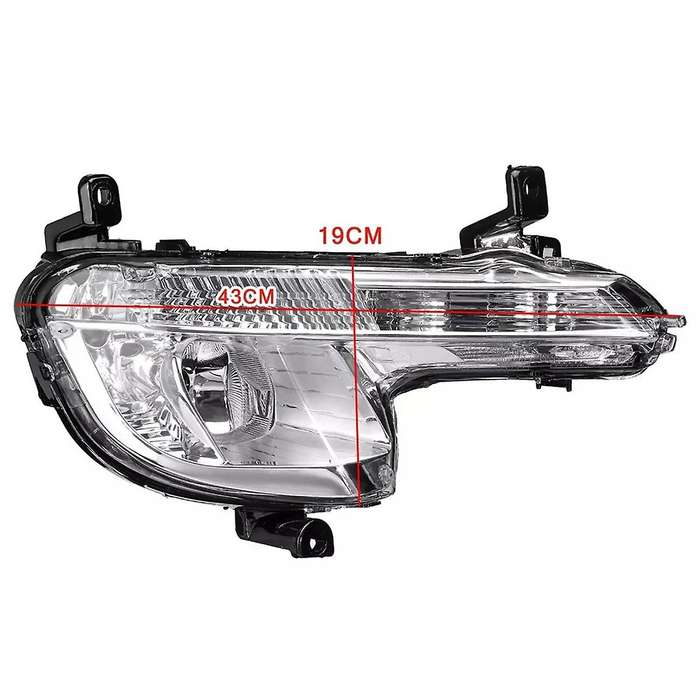 Car Front Bumper Fog Lamp Indicator Fog Light Assembly without Bulbs for 508 2011-2014 9670476180 Le