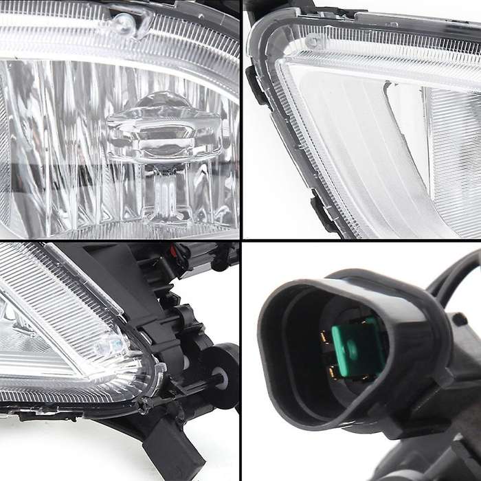 Car Front Bumper Fog Lamp Headlights Halogen Fog Light for Forte 2017 2018