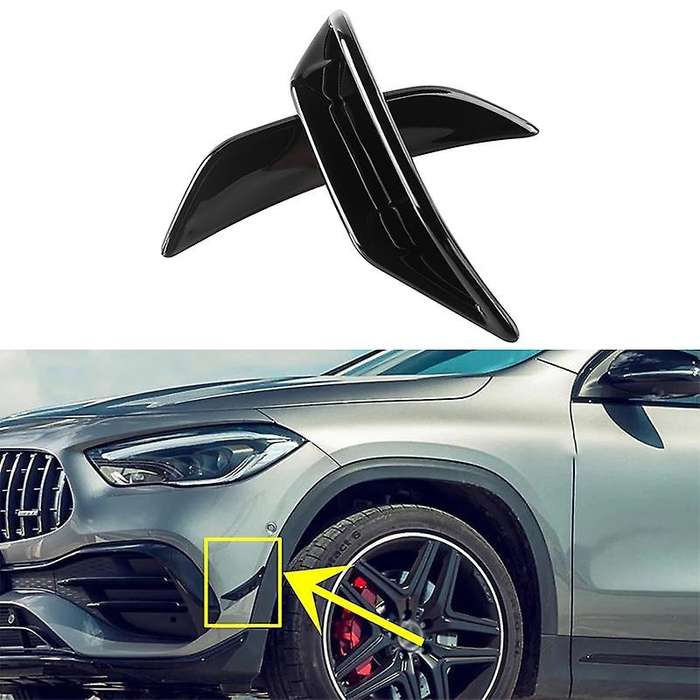 Car Front Bumper Fog Light Cover Trim Splitter Spoiler for H247 GLA180 GLA200 GLA220 GLA250 GLA45S 2