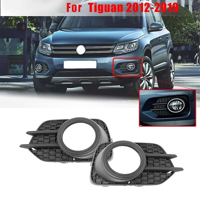 Car Front Bumper Fog Light Frame Cover Grille for 2012-2019 5N0853666G9B9 5N0853666G